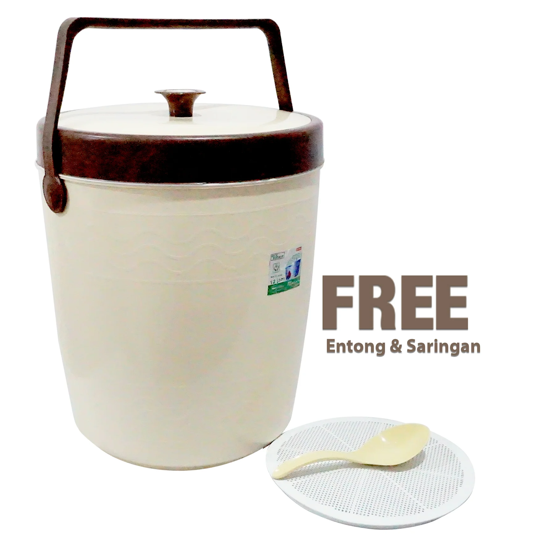 Ice/Rice Bucket USA Cream 26 Liter